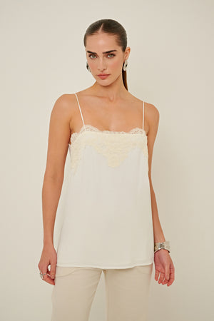 BLUSA EMMA RENDA OFF WHITE