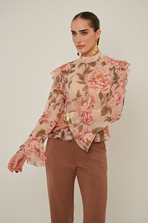 BLUSA GALA ESTAMPA FLORAL