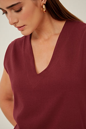 BLUSA VITÓRIA MALHA AMEIXA