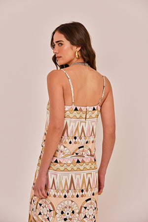 BLUSA TIGER CREPE ESTAMPADO