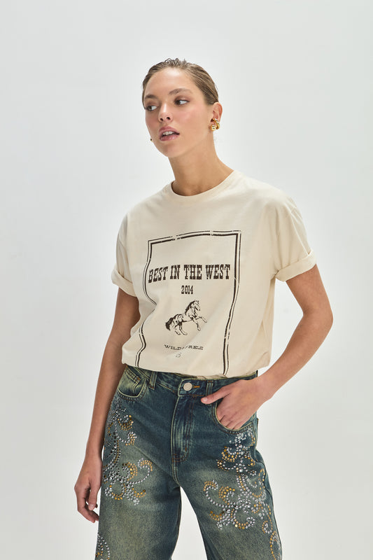 T-SHIRT TICIANE VANILLA 2896