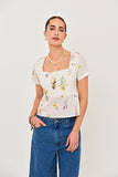 BLUSA MARIETA ESTAMPA FLORAL