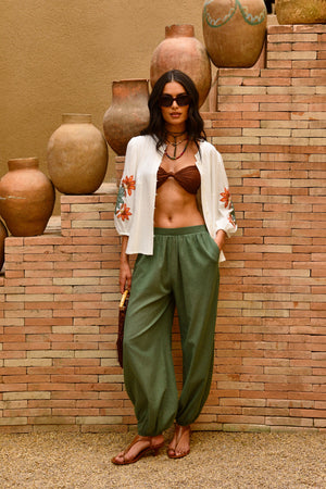 CALÇA PUPILA VERDE