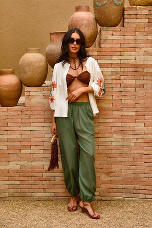 CALÇA PUPILA VERDE