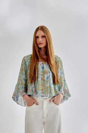 BLUSA VIRGINIA VERDE ÁGUA
