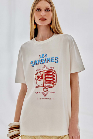 T-SHIRT LE SARDINES OFF WHITE