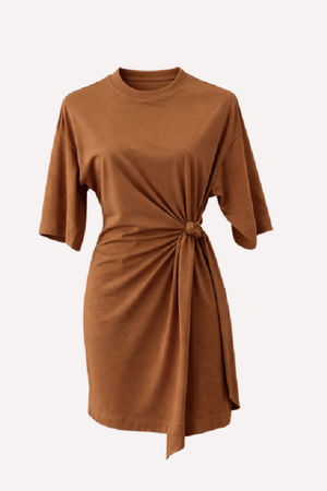 VESTIDO MAYSA CARAMELO