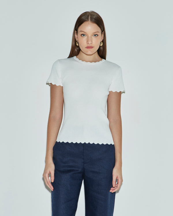 BLUSA TRICOT WAVES OFF WHITE
