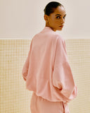 BLUSA MOLETINHO ROSA WELLNESS