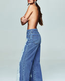 CALÇA JEANS MANU