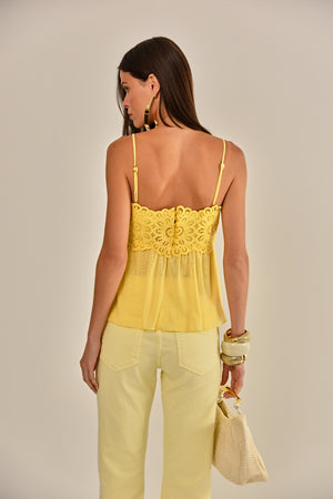 BLUSA GLORIA AMARELO