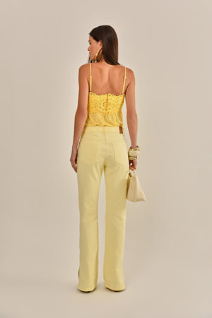 CALÇA GENET AMARELO