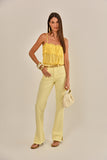 CALÇA GENET AMARELO
