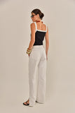 CALÇA GENET BRANCO