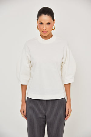 CAMISETA LILLY MALHA PENTEADA