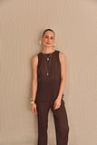 BLUSA JULIANA CREPE PLISSADO