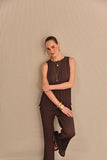 BLUSA JULIANA CREPE PLISSADO