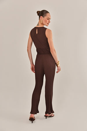 CALÇA ITAMARA CREPE PLISSADO