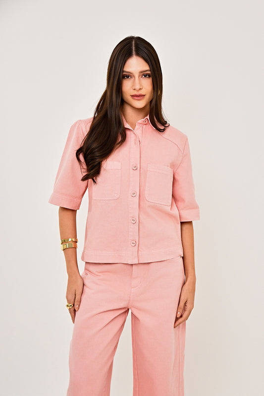 CAMISA MADELAINE ROSA 588