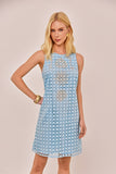 VESTIDO OCEANO LAISE BORDADA