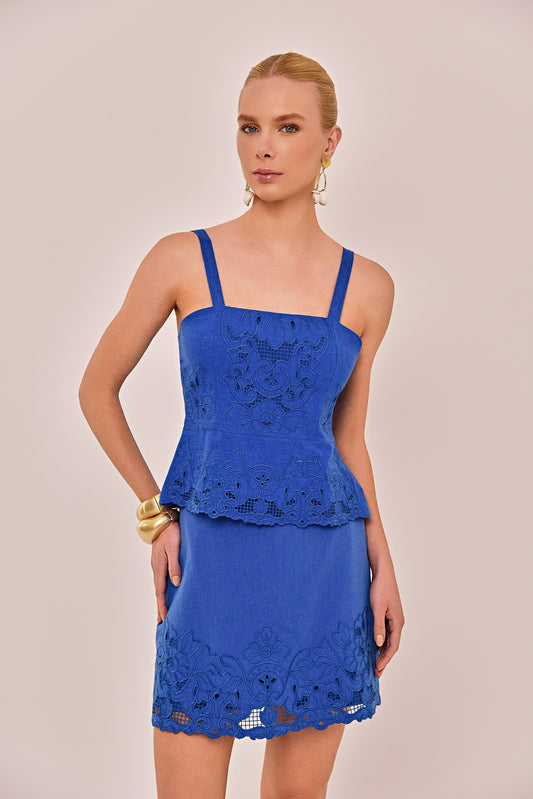 BLUSA PALAZZO CAMBRAIA DE LINHO 2484
