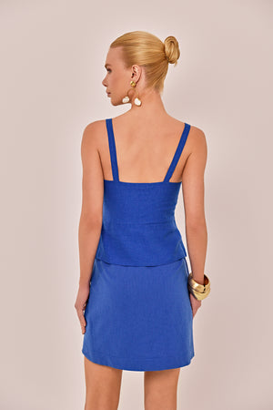 BLUSA PALAZZO CAMBRAIA DE LINHO