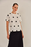 CAMISETA ELLA OFF WHITE