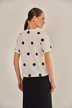 CAMISETA ELLA OFF WHITE