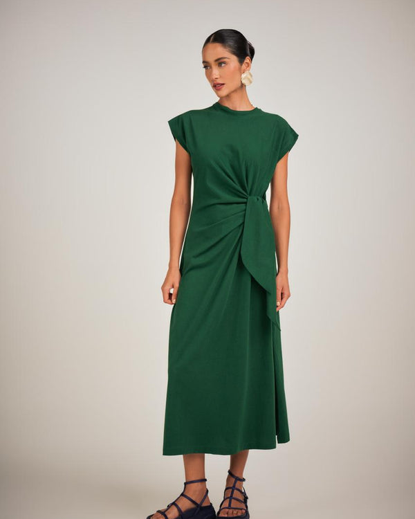 VESTIDO MIDI STRONG VERDE