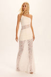 VESTIDO LONGO ALESSANDRA OFF WHITE