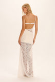 VESTIDO LONGO ALESSANDRA OFF WHITE