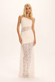 VESTIDO LONGO ALESSANDRA OFF WHITE