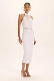 VESTIDO MIDI PATY OFF WHITE