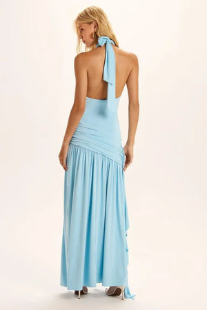 VESTIDO KAREN AZUL COTTON