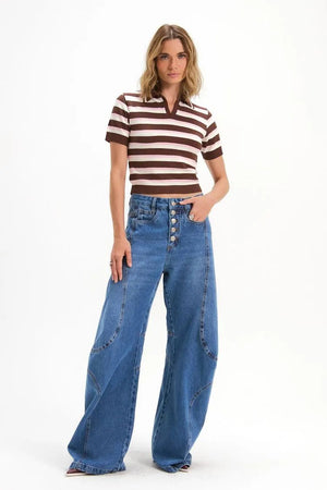 CALÇA ZOE JEANS ESCURO