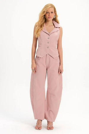 CALÇA TINA ROSA BISTROT