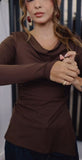 BLUSA LAILA CAFÉ