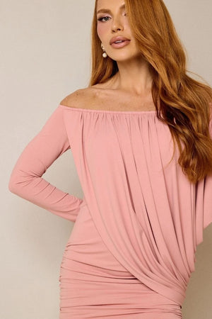 VESTIDO TAISSA CURTO ROSA