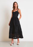VESTIDO MIDI ANDREZA PRETO