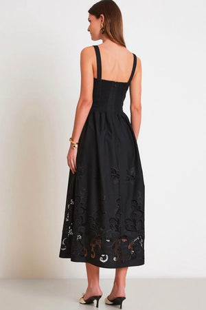 VESTIDO MIDI ANDREZA PRETO