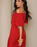 VESTIDO AURORA VERMELHO