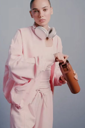 BLUSA MOLETINHO ROSA WELLNESS