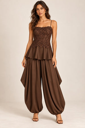 CALÇA LARA CHOCOLATE