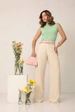 CALÇA RETA LUIZA VANILLA
